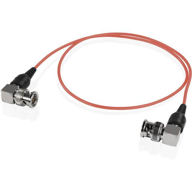 Shape 24" Skinny 90-Degree BNC Cable, Red #SKI24R