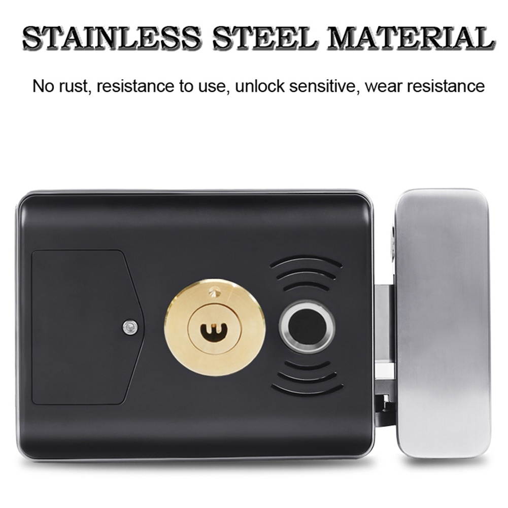 Smart Fingerprint Lock Door Entry Electronic Portable Home Office Easy Install (#B HF-014B Fingerprint)