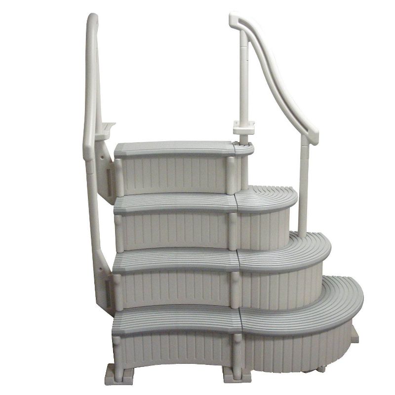 Confer Above Ground Pool Entry Step+ Add-on Steps + Protective Mat + Weight Bags