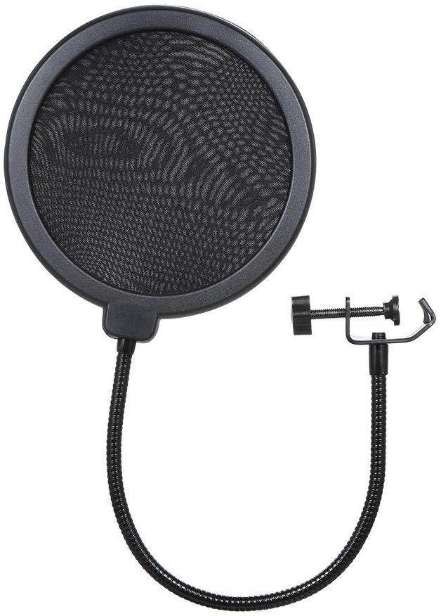 Docooler Microphone Filter Dual Layer Singing Windscreen Mic Studio Pop Filter