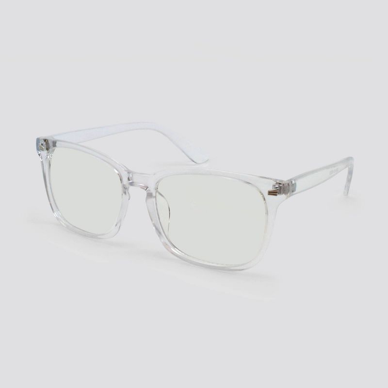 Women's Rectangle Blue Light Filtering Glasses - Wild Fable™ Clear