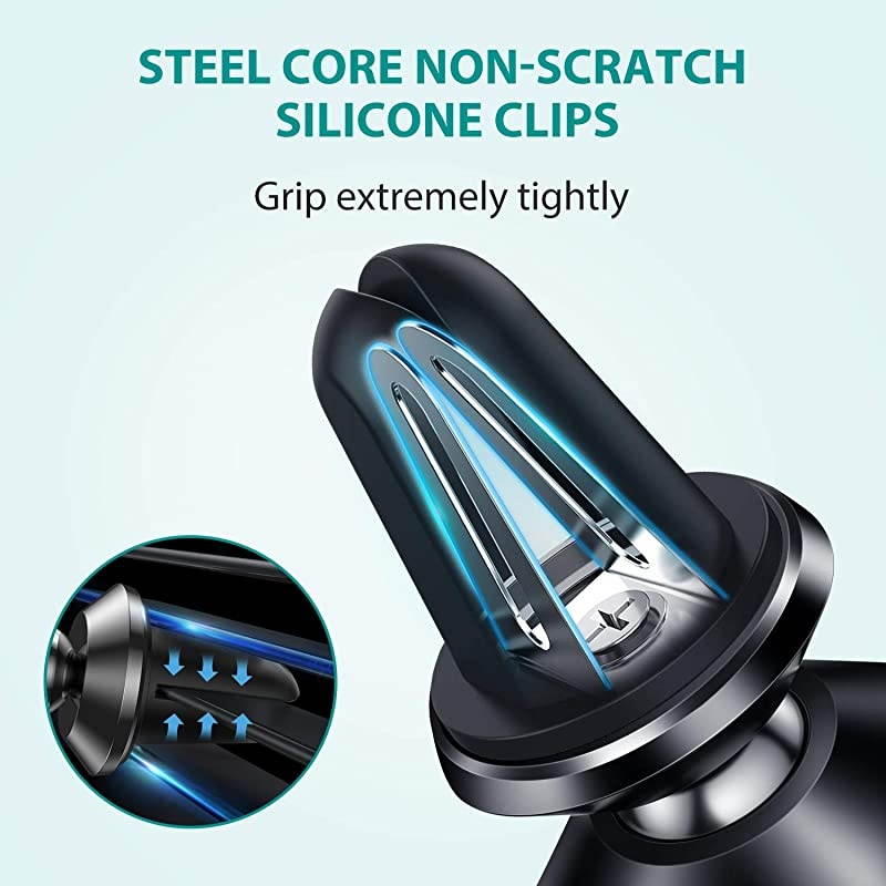 Car Phone Mount Magnetic Phone Car Mount Strong Magnet Air Vent Mount 360&deg; Rotation Car Phone Holder Fit for iPhone SE 11 Pro XS Max XR X 8 Plus Samsung Galaxy Note20 S20 Note10 All Phone