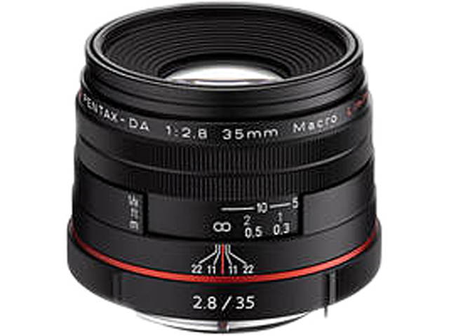 PENTAX 21450 DA 35mm F2.8 Macro Limited Lens Black