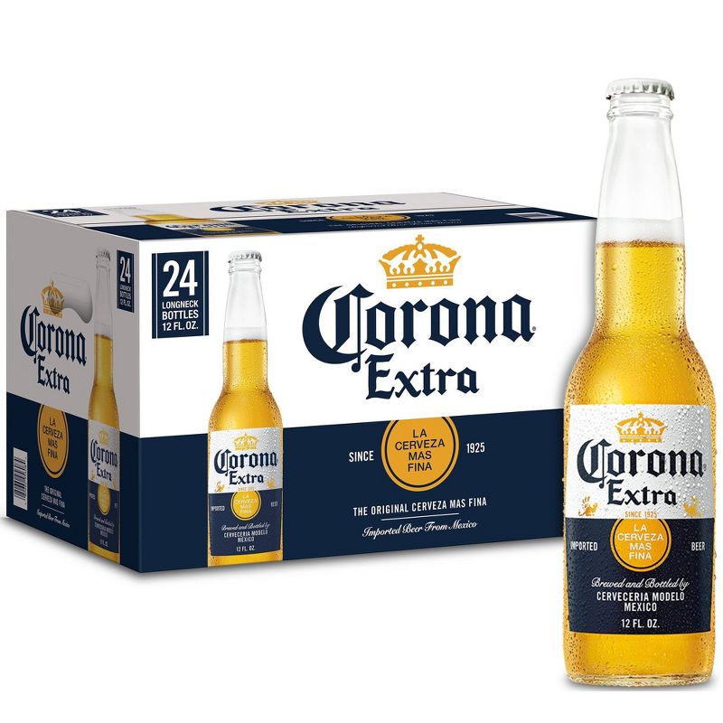 Corona Extra Lager Beer - 24pk/12 fl oz Bottles