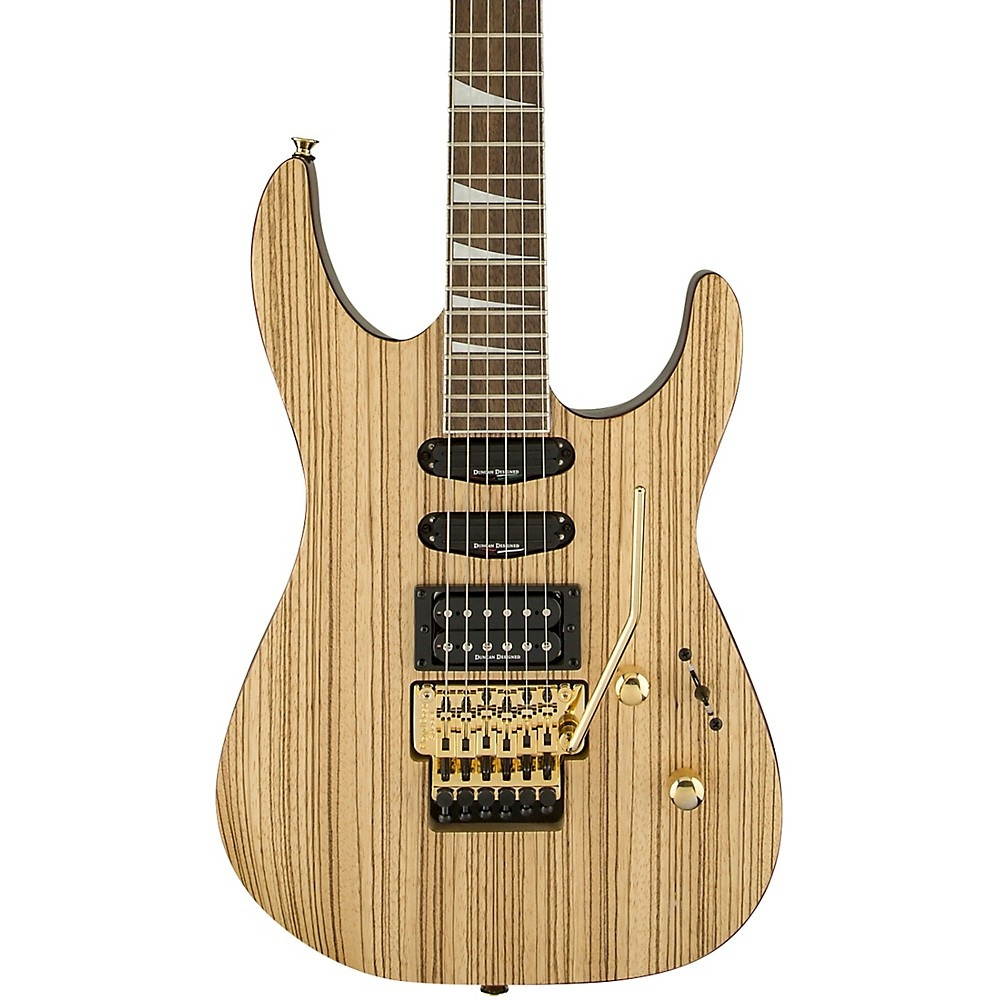 Jackson X Series Soloist SL3X Zebrawood Electric Guitar, Satin, Natural