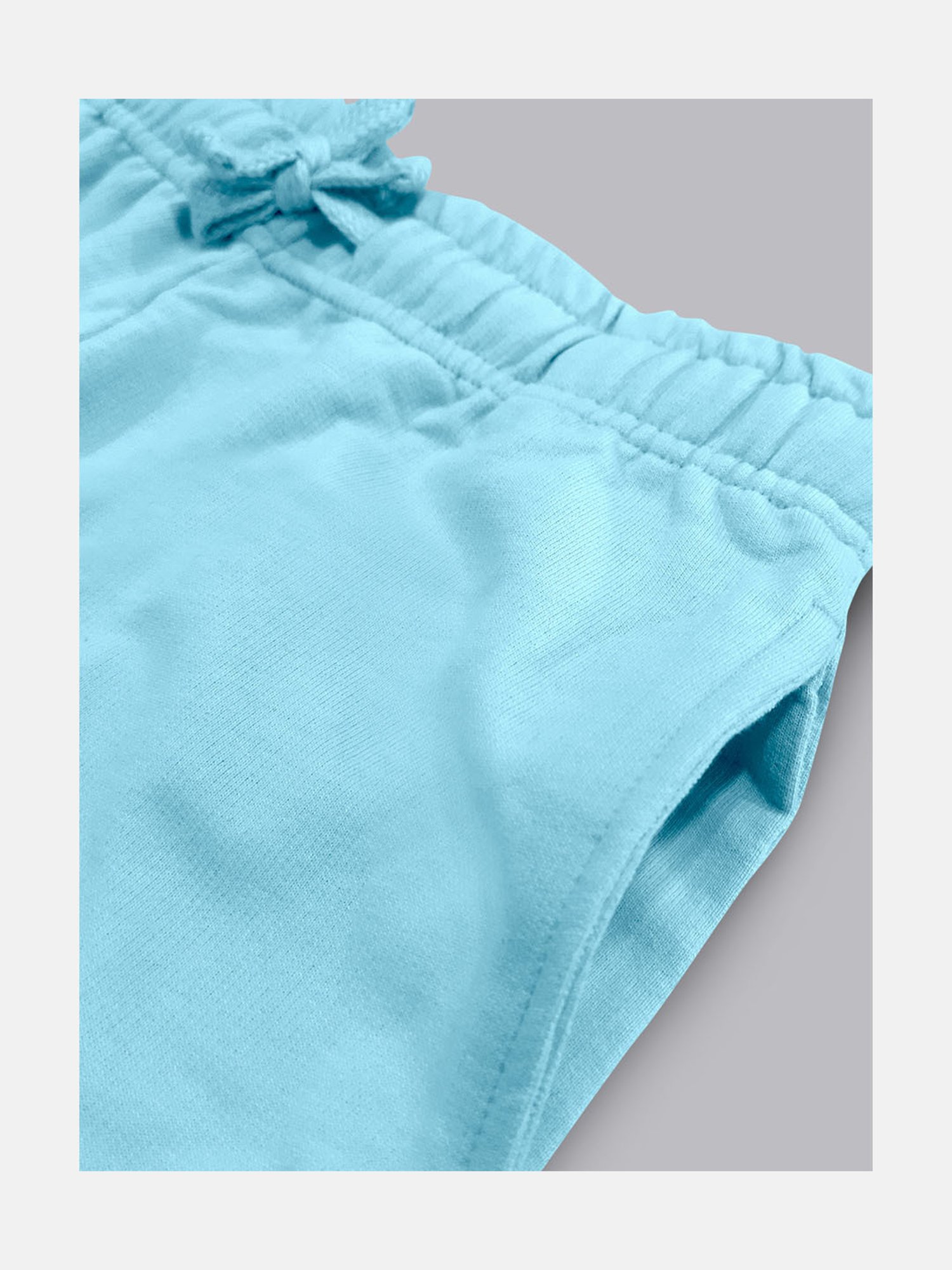 Cub McPaws Kids Teal Blue Cotton Over Dyed Trackpants