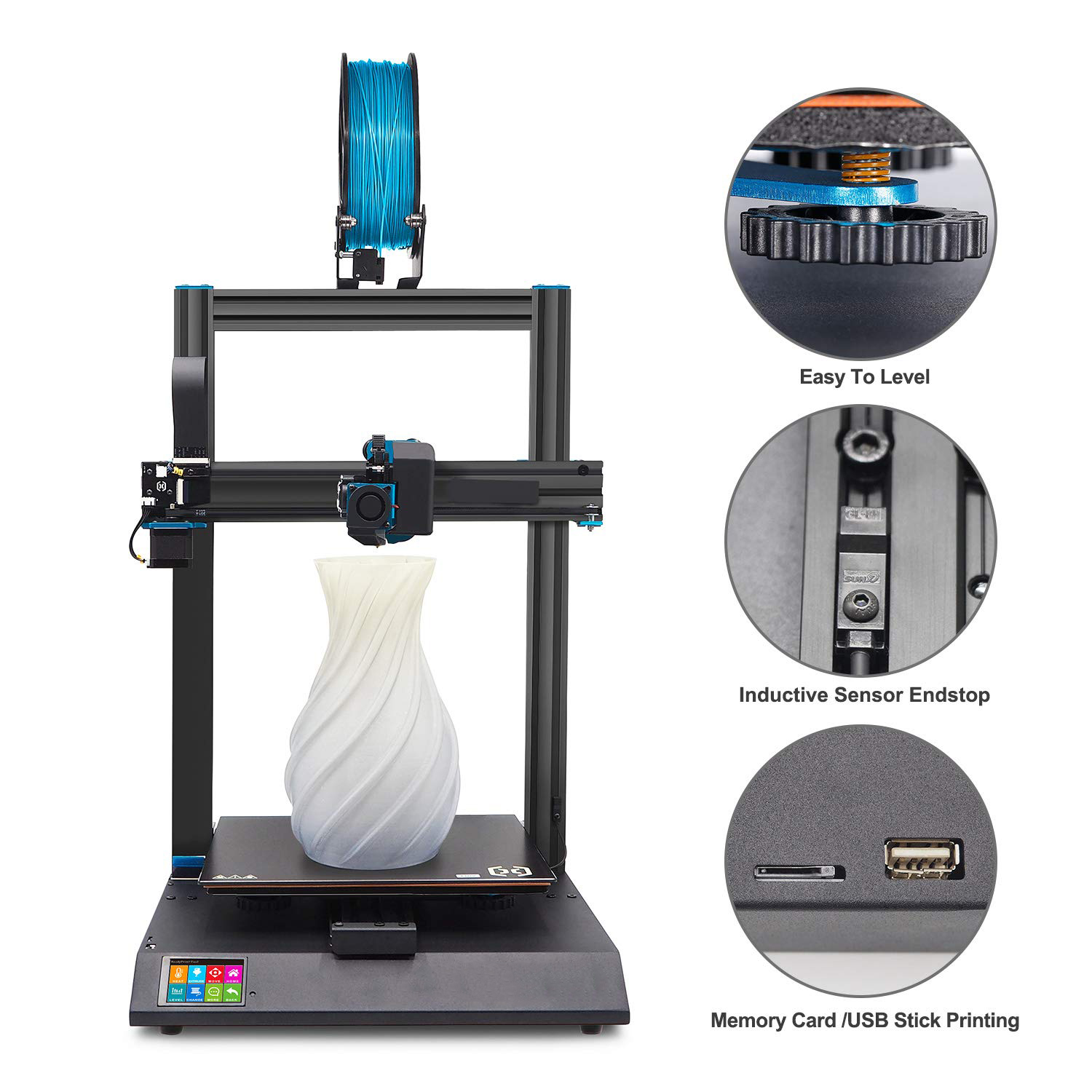 Artillery 2020 Sidewinder X1 3D Printer V4 Newest Model 95% Pre-Assembled 300x300x400mm