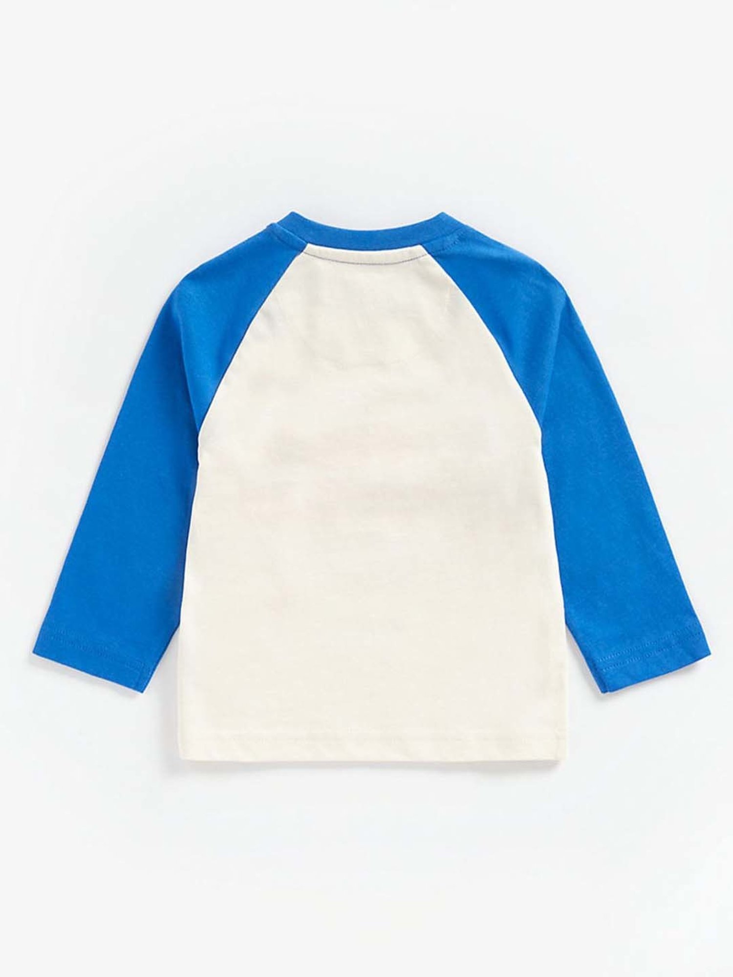 Mothercare Kids Multicolor Cotton Color Block Full Sleeves T-Shirt