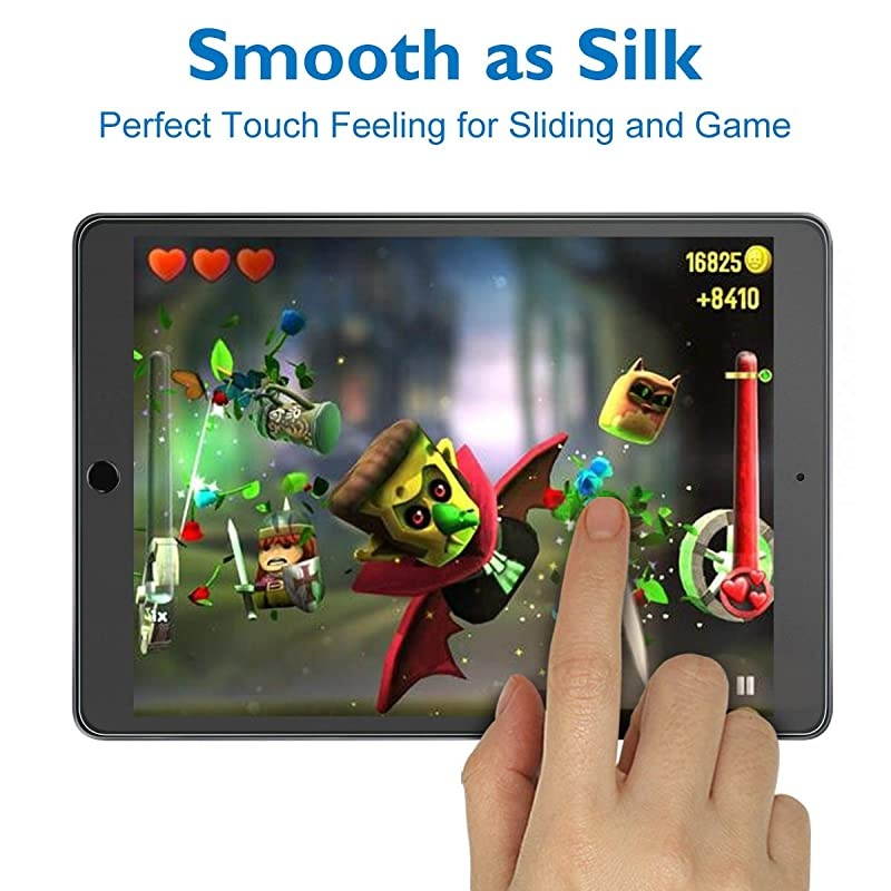 Matte Screen Protector for New iPad 97 2018 2017iPad Pro 97iPad Air 21 AntiGlare AntiFingerprint No Dazzling 9H Hardness HD Tempered Glass Shield Film Smooth as Silk
