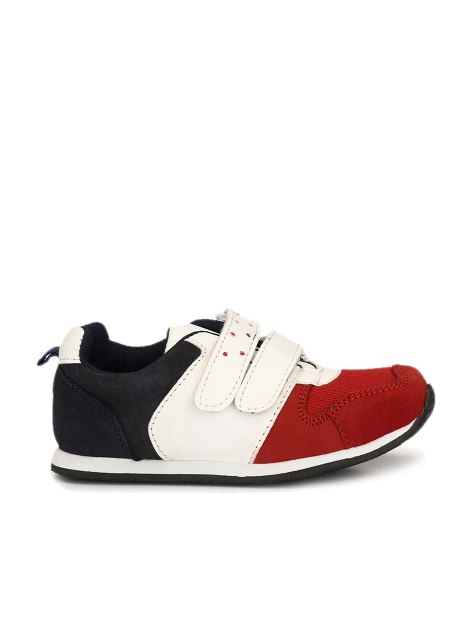 Tuskey Kids Red & White Casual Sneakers