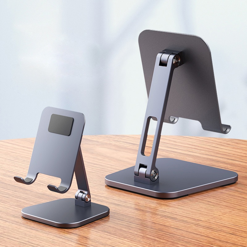 74cm Multifunctional Table Cell Phone Mount Holder 360 Adjustable Universal Gooseneck Smartphone Stand for Desk (Wathet)