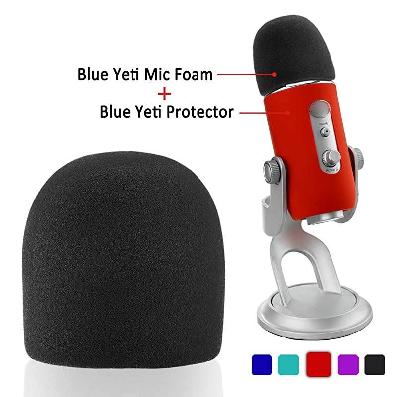 Blue Yeti Windscreen Cover Suit &ndash;Microphone Pop Filter Dust Cover for Blue Yeti USB Microphone