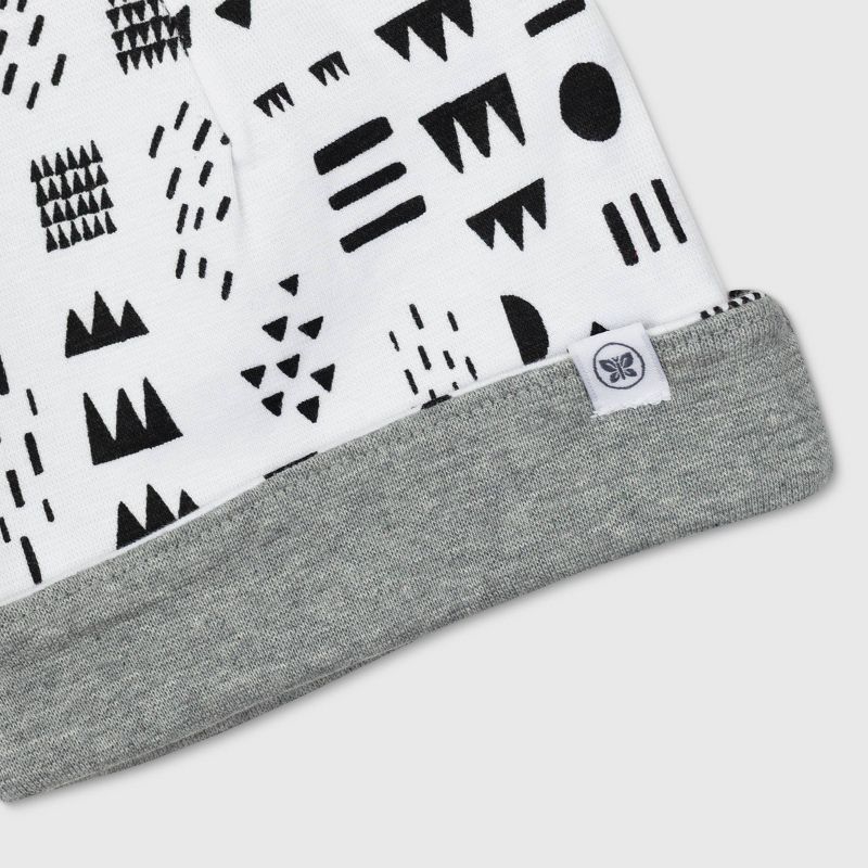 Yoga Sprout Baby Boy Cotton Caps 3pk, Fox, 0-6 Months