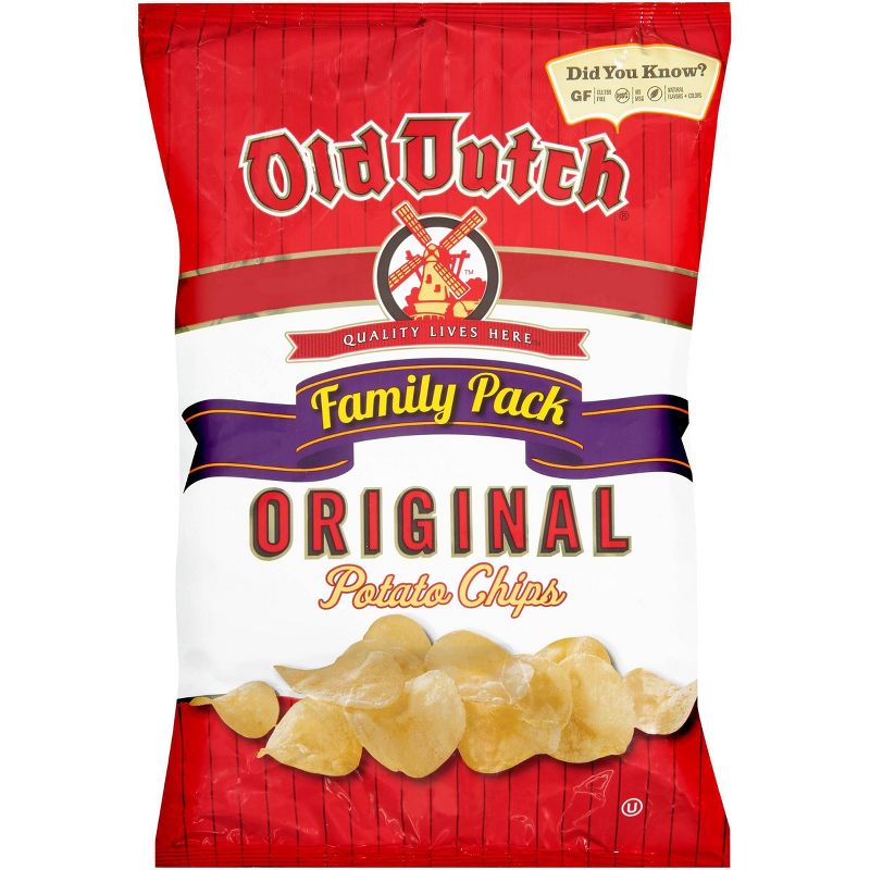 Old Dutch Original Potato Chips Family Pack - 10oz