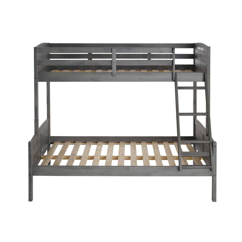 Twin/Full Louver Bunk Bed Antique Gray - Donco Kids