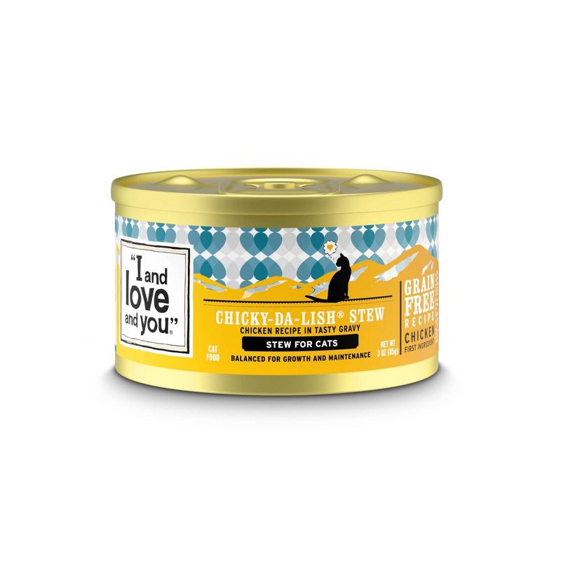 I and Love and You Chicky-Da-Lish Stew Wet Cat Food - 3oz