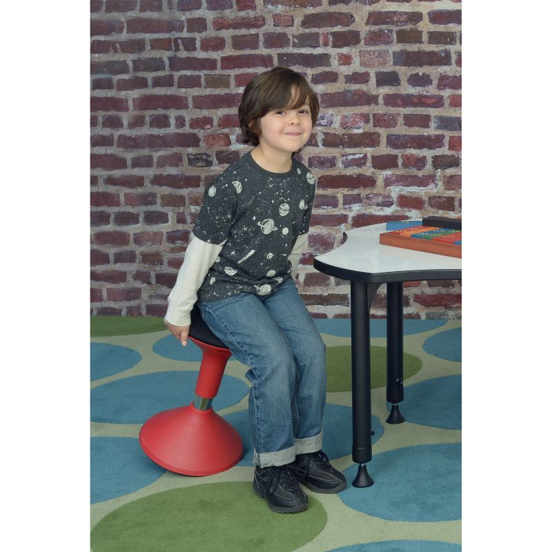 Grow Height Adjustable Wobble Stool Red - Regency