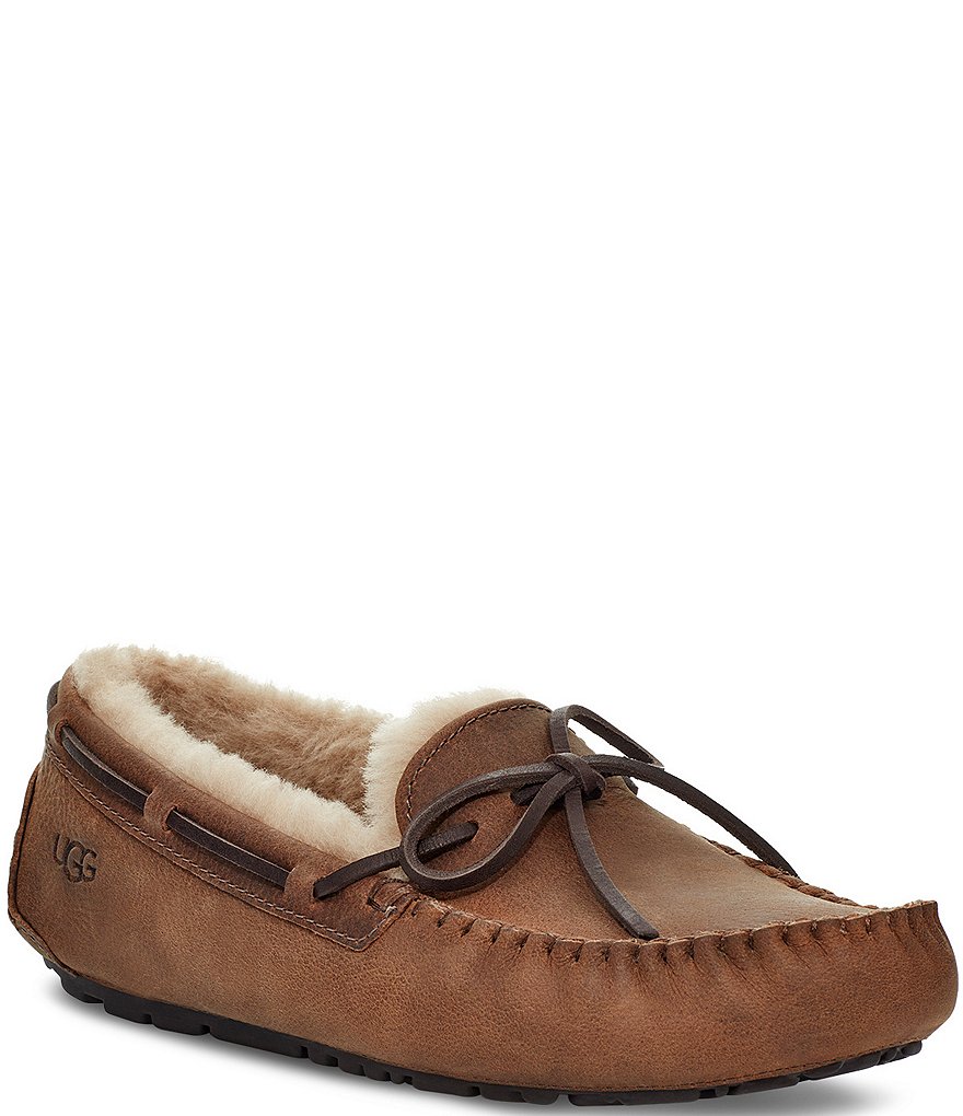 UGG&reg; Men's Scuff Logo Suede Slippers