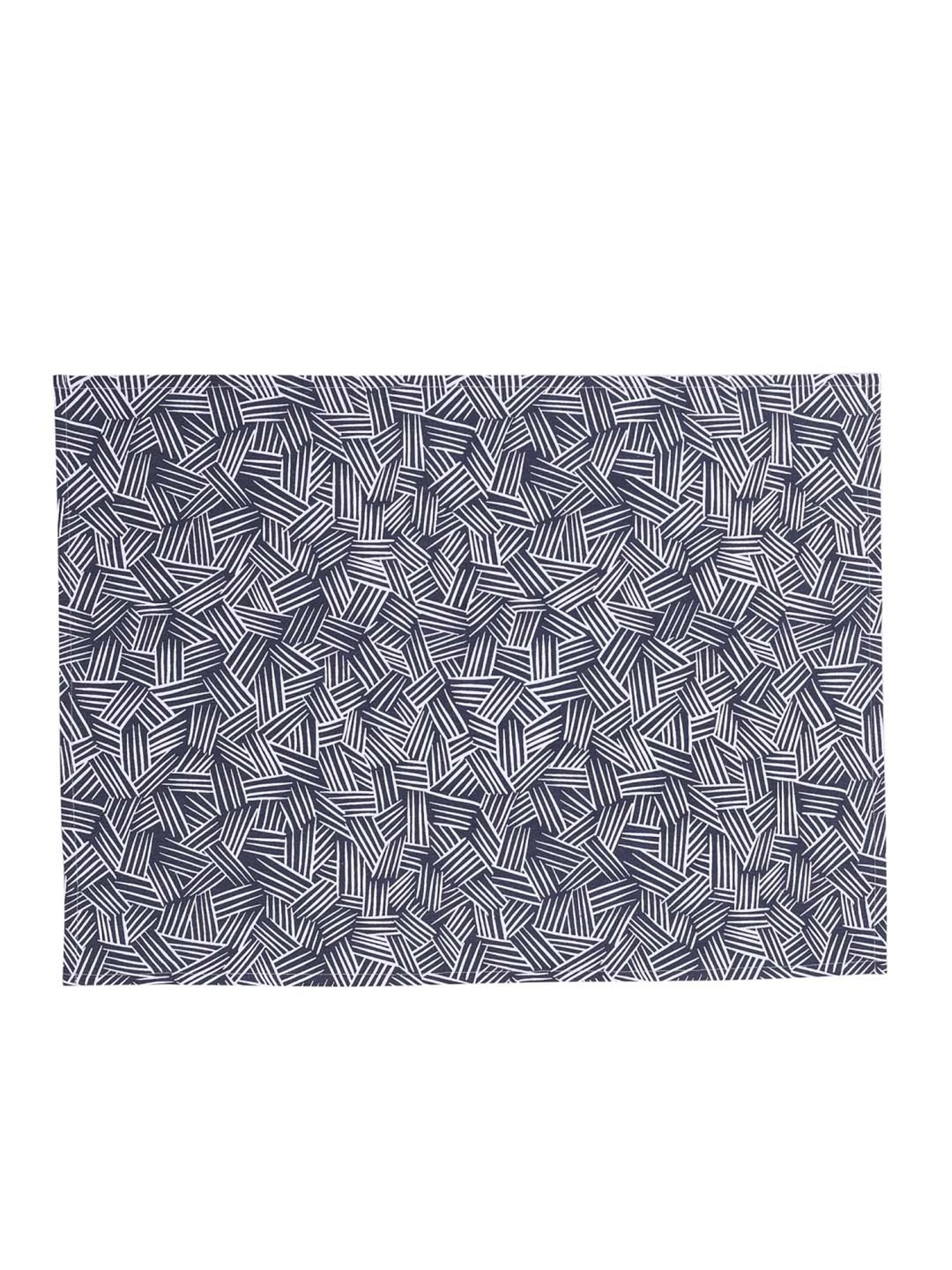 Maspar Navy 100% Cotton 225 GSM Kitchen Towel - Set of 3