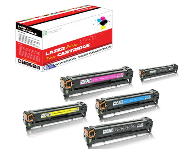 OWS&reg; Compatible Laser Toner Unit for 5Pack (2B C Y M) Canon 131 Compatible  Toner Unit MF8280Cw