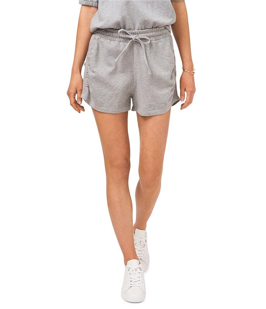 1. STATE Ruched Side Seam Coordinating Knit Shorts