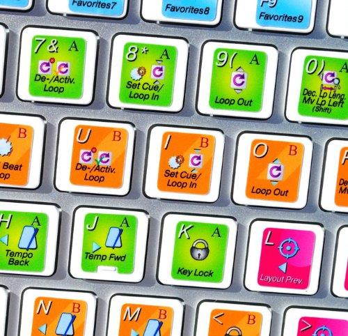 Traktor Scratch Pro - New Color Editing Sticker Keyboard