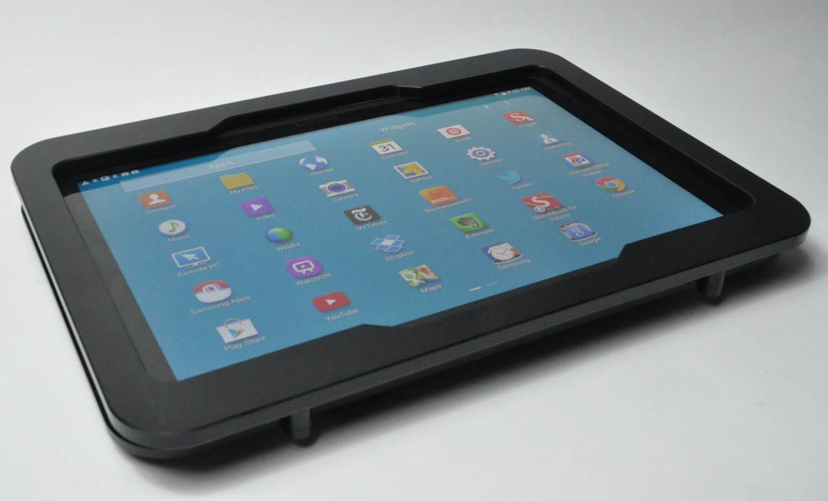 Samsung Galaxy Tab Pro 12.2 & Note Pro 12.2 Black Acrylic Desktop Stand for Store Display, Show Display, Kiosk, POS