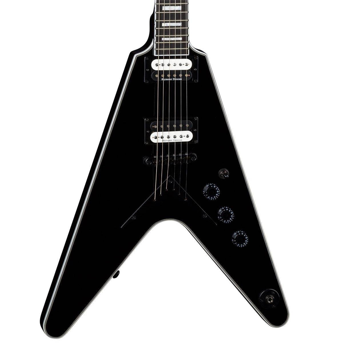 Dean Guitars V Select Electric Guitar, Ebony Fretboard, Classic Black #V SEL CBK