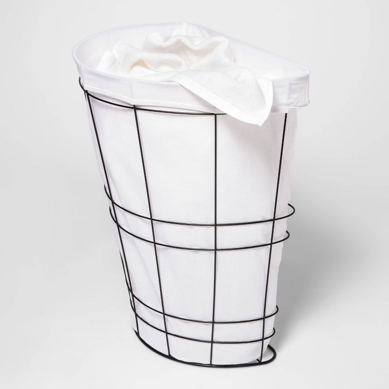 Metal Wire Basket with Fabric - Room Essentials™
