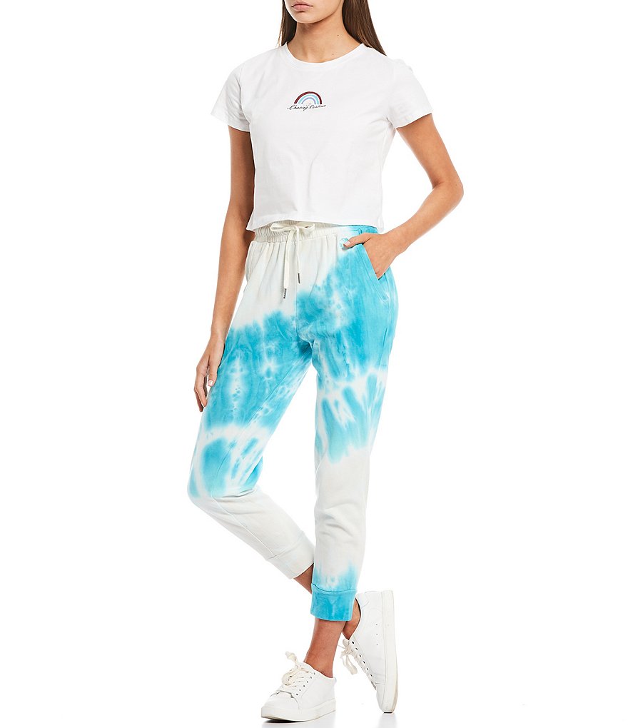 Ivory Ella Cropped Short Sleeve Tee