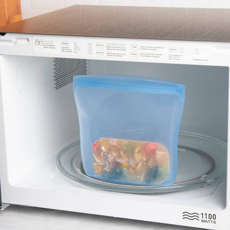 Progressive Reusable Silicone Sandwich Bag - Midday Blue