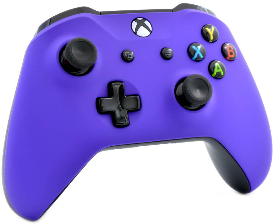 "Soft Touch Purple" Xbox One S Rapid Fire Modded Controller 40 Mods for COD BO3, Destiny, GOW 4 Quickscope, Jitter, Auto Aim, Jump Shot, Auto Sprint, Fast Reload, Much More (with 3.5 jack)
