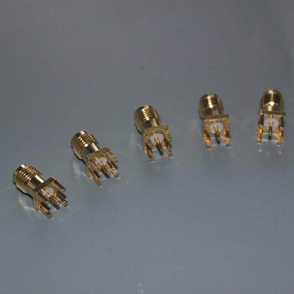 10pcs/lot PCB Mount SMA Female Plug Straight Receptacle Solder Adapter Connector