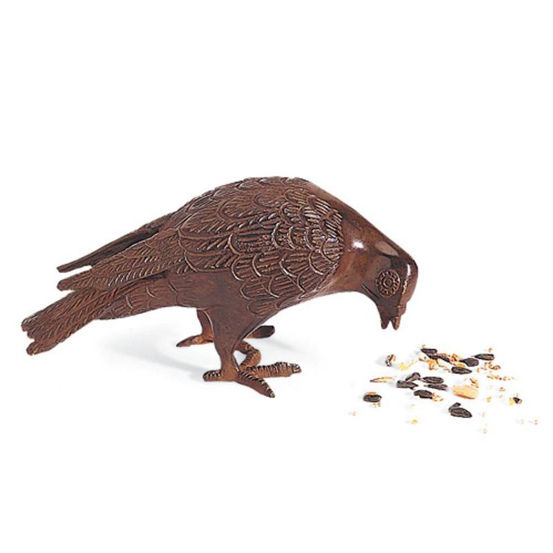 5" Pair of Bronzed Doves Figurines Rustic Bronze - ACHLA Designs