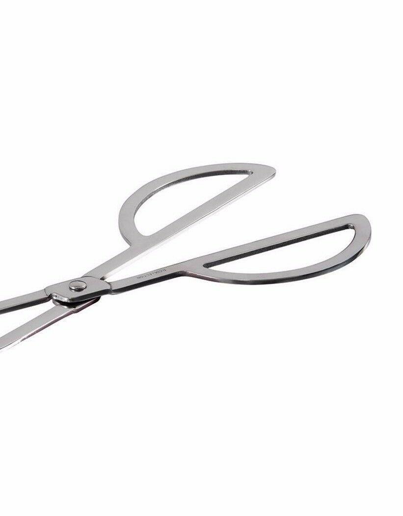 Winco PT-10P, 10-Inch Pastry Tong, Perforated Scissor Style, Stainless Steel