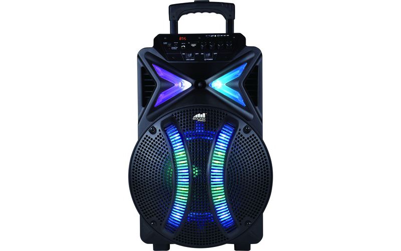 Naxa NDS-1210 Portable Bluetooth Speaker System - Black - Battery Rechargeable - USB