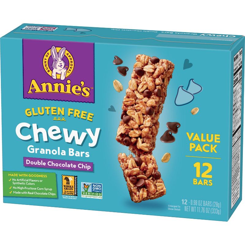 Annie's Organic Gluten Free Chocolate Chip Granola Bars Value Pack - 11.7oz