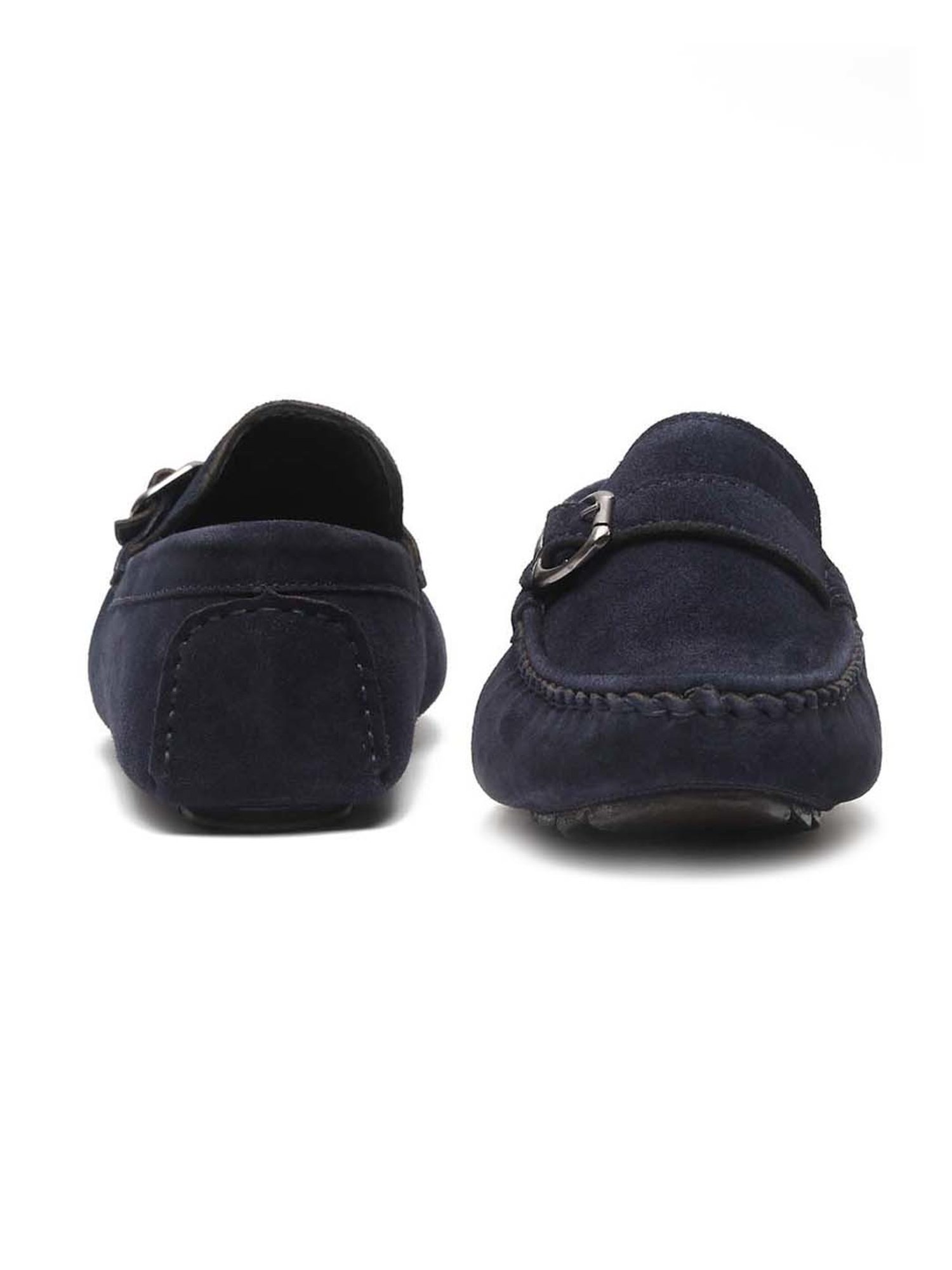 Louis Stitch Men's Federal Blue Monk Shoes