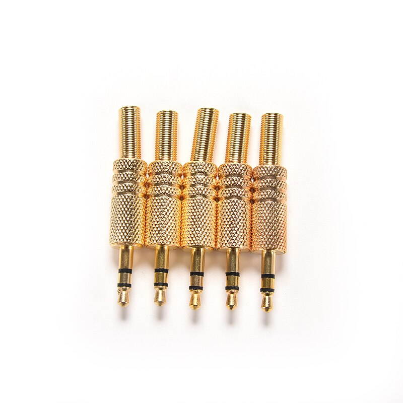 1pc Mini 1/8Inch Jack Plug 3.5mm Stereo Audio Jack Plug Headphone Male Plug Coax Cable Audio Adapter Connecter Soldering