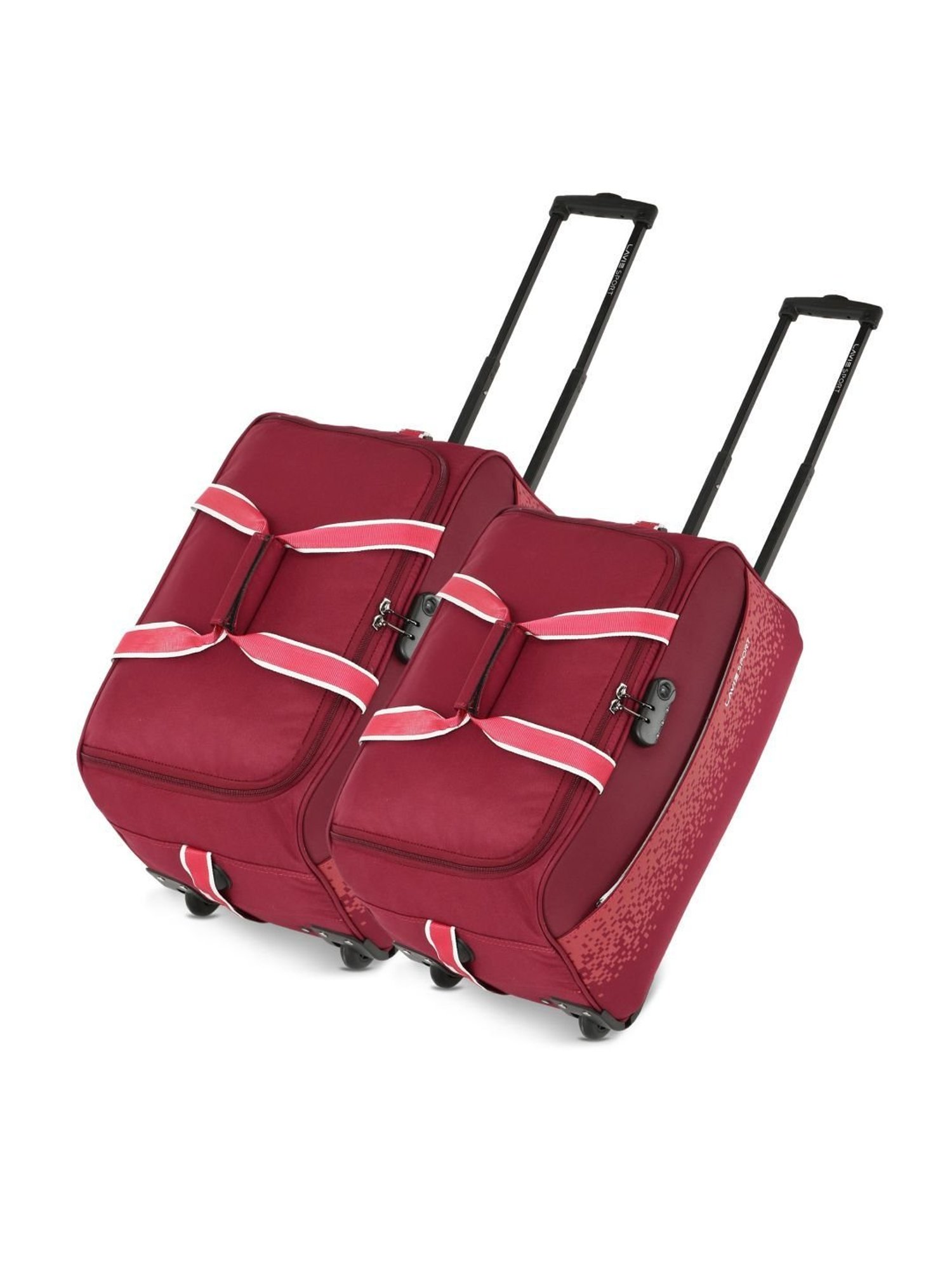LAVIE SPORT Maroon Printed Duffle Bag