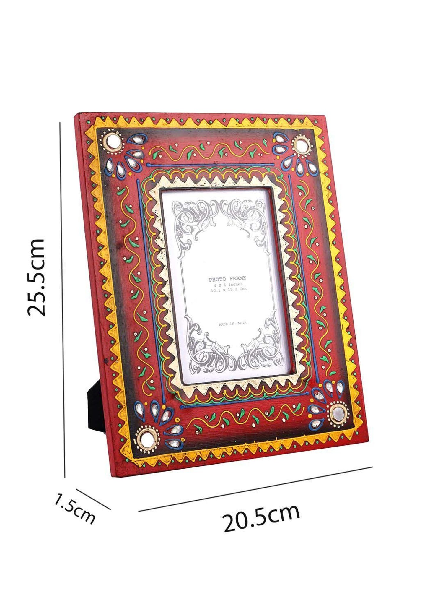 Art Street Gold Engineered Wood Swing Fashion Resin Vintage Photo Frame