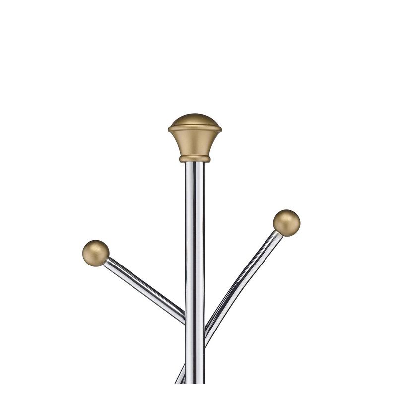 Quatro Umbrella Stand & Coat Rack Steel - Adesso