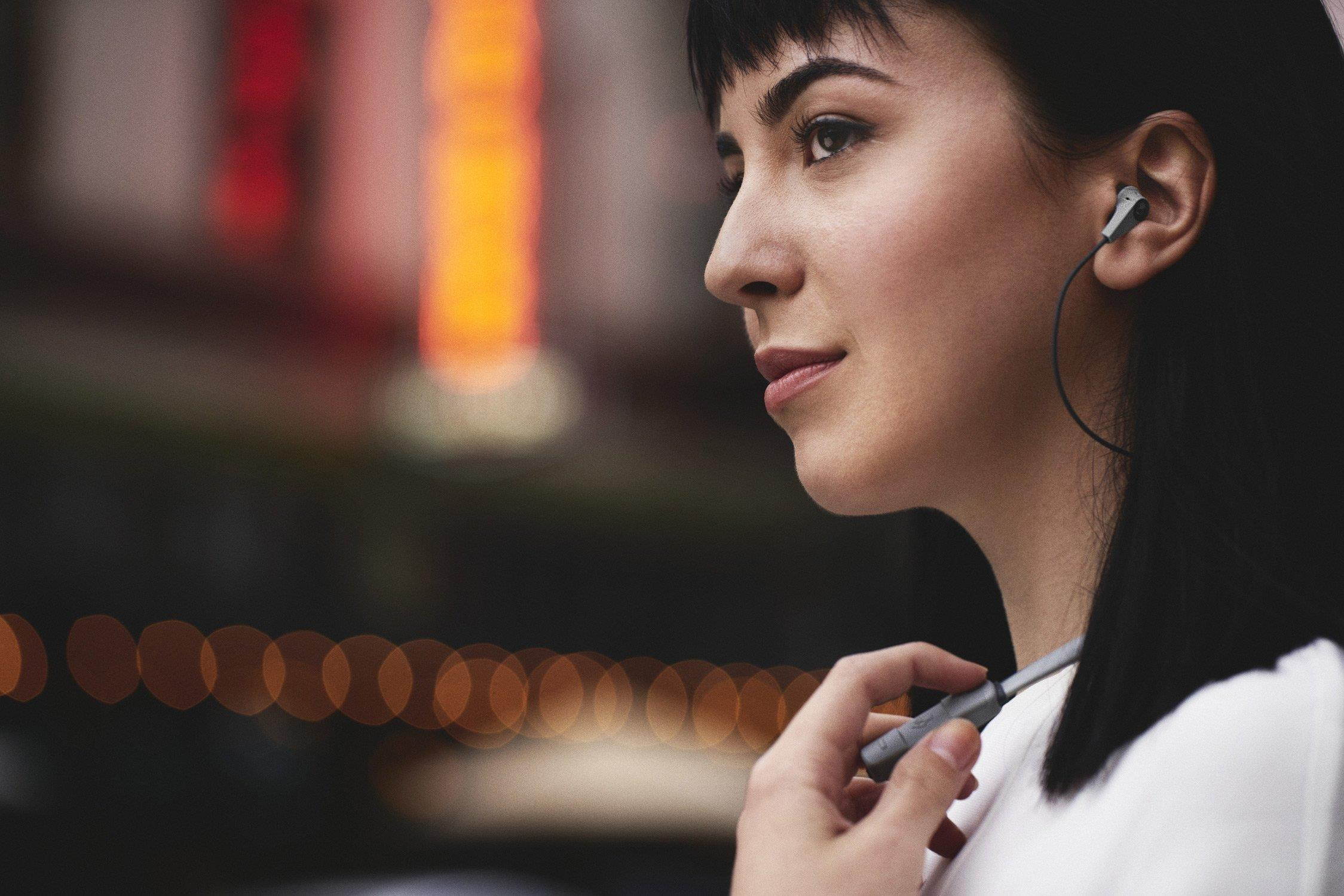 Skullcandy Ink'd Bluetooth Wireless Earbuds with Mic, Street/Gray/Chrome