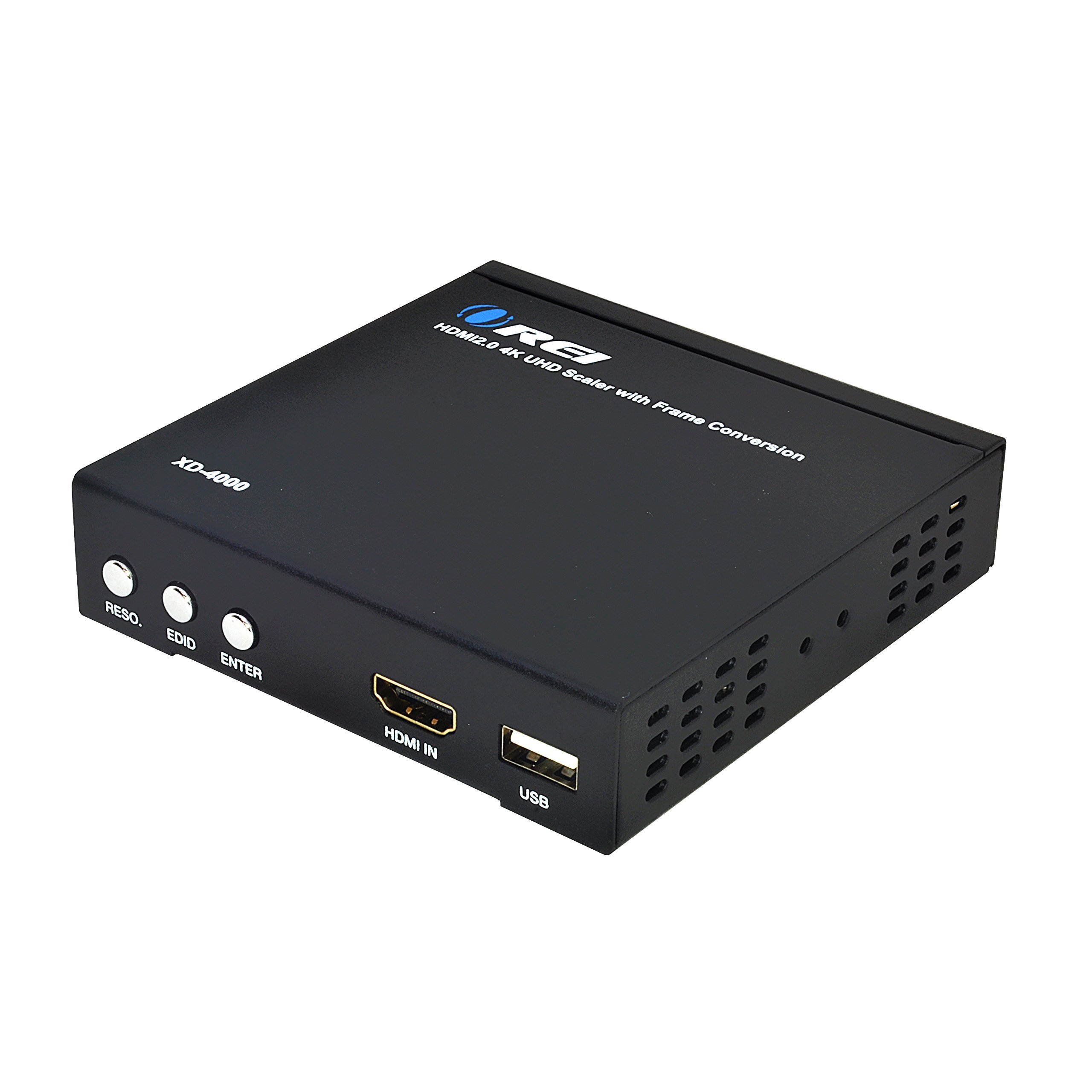 orei xd4000 premium 4k@60hz hdmi pal to ntsc video converter up down scaler resolution selector