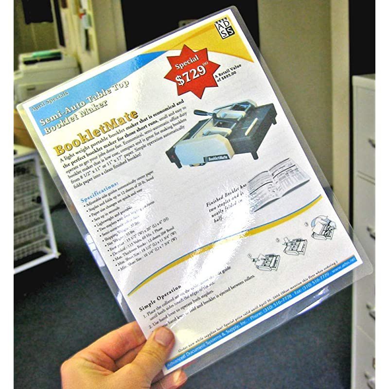 Thermal Laminating Pouches 100 pcs 3 Mil Clear Letter Size Laminating Sheets - 8.5 X 11 Inch