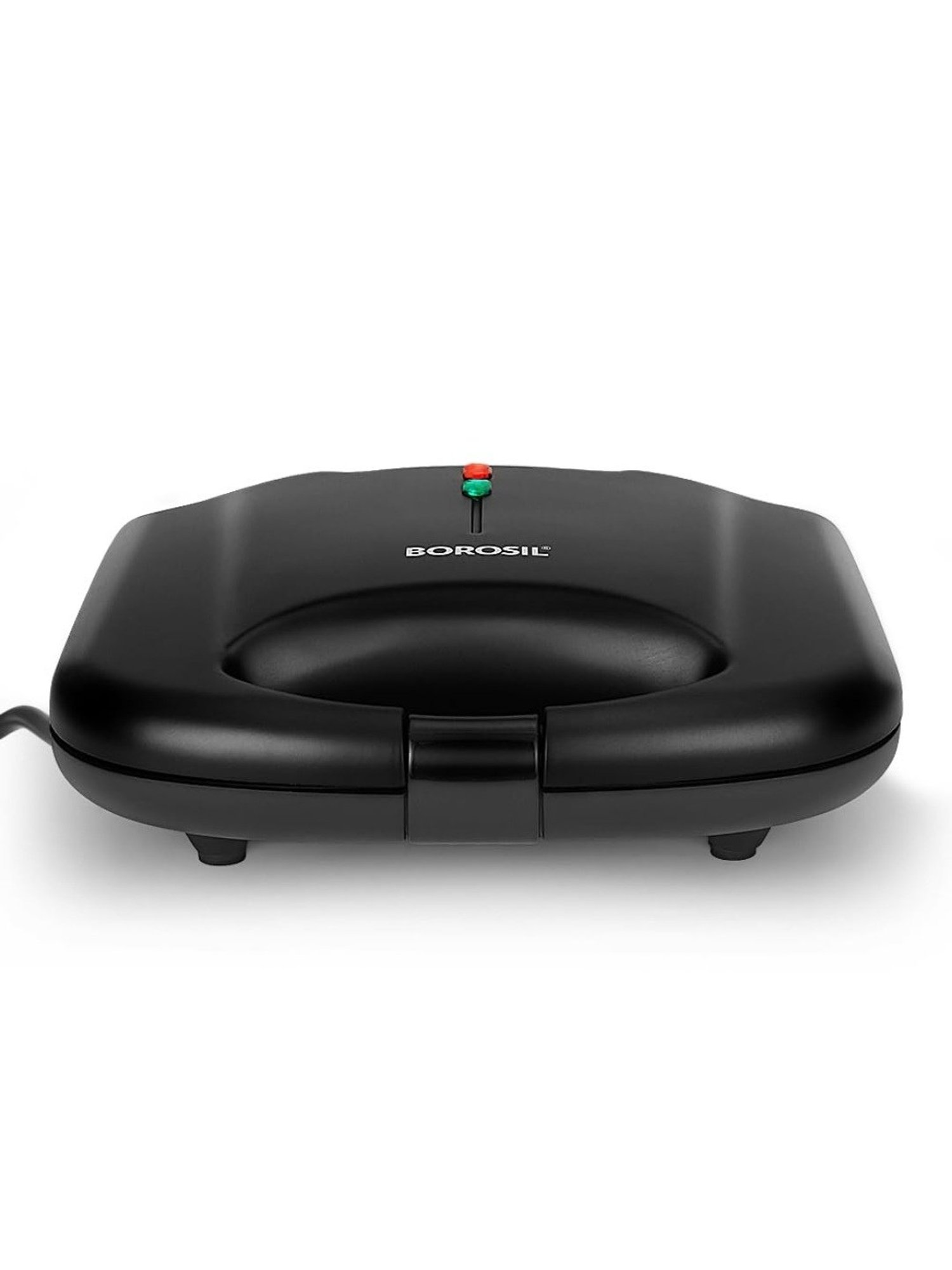 Borosil Sandwich Maker 800W Non Stick Coating (Black)