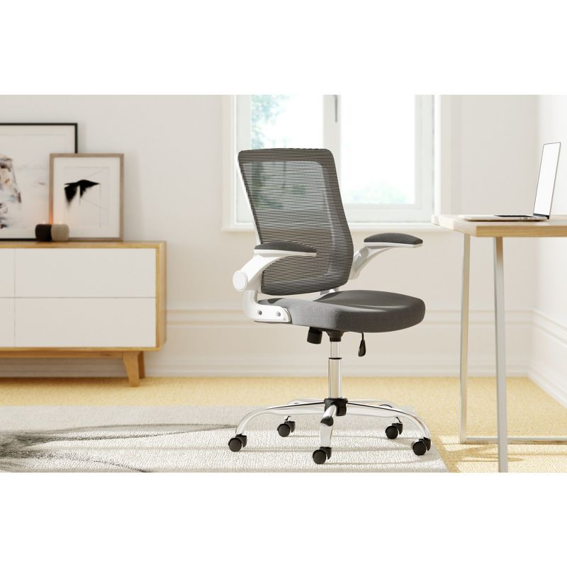Works Creativity Mesh Office Chair with Chrome Base Gray - Serta