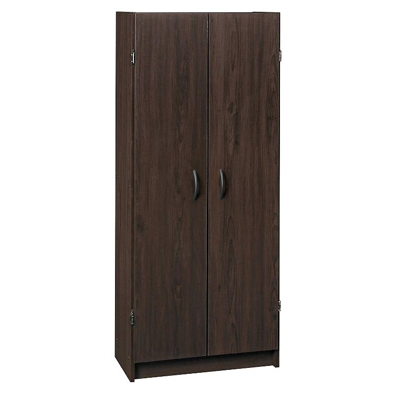 ClosetMaid 1556 Sturdy Wooden Pantry Cabinet with Fixed and Adjustable Shelves for Added Storage, Espresso