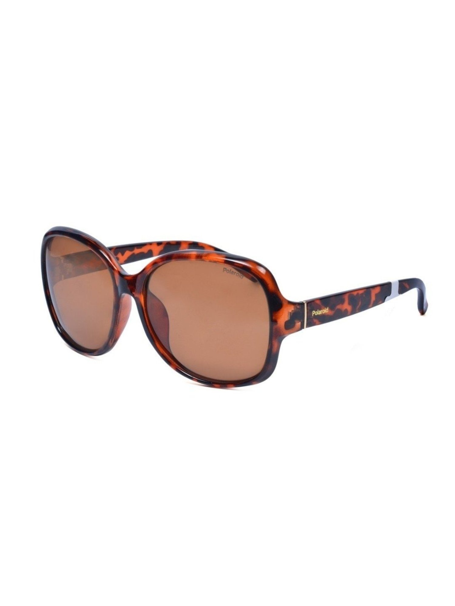 Polaroid Brown Square UV Protection Sunglasses for Women