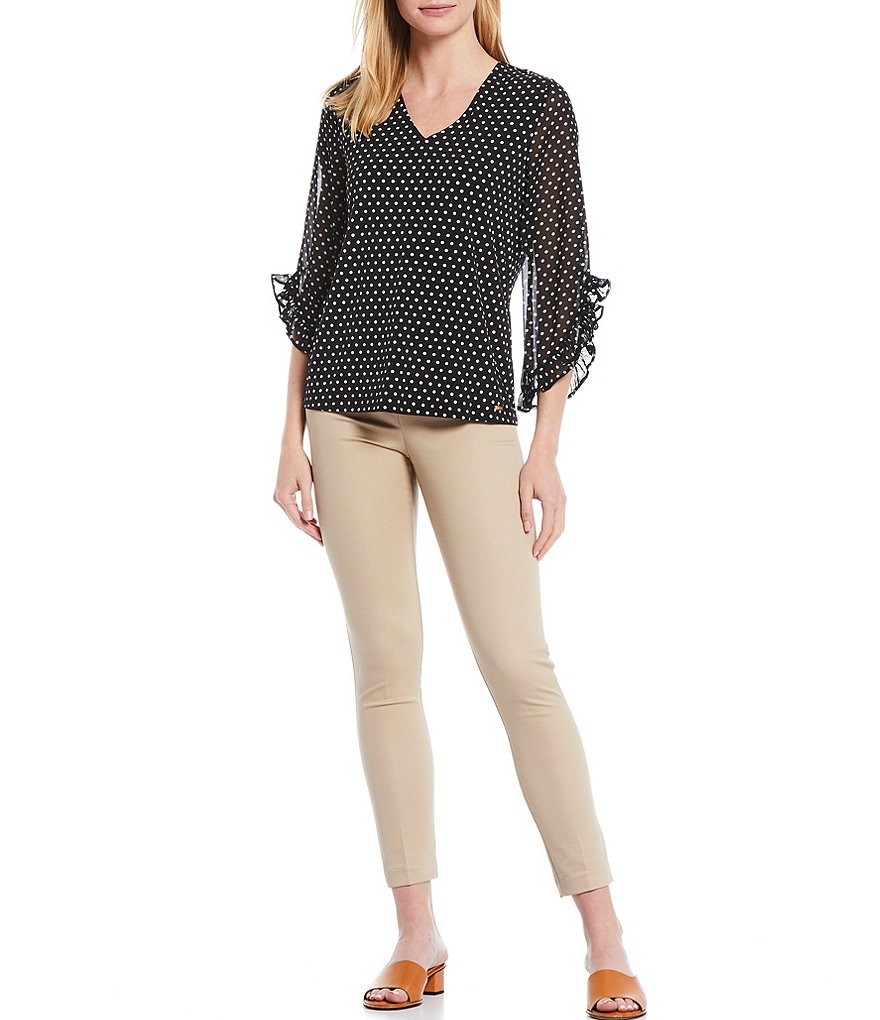 Joules Celina Short Sleeve V-Neck Knit Tee